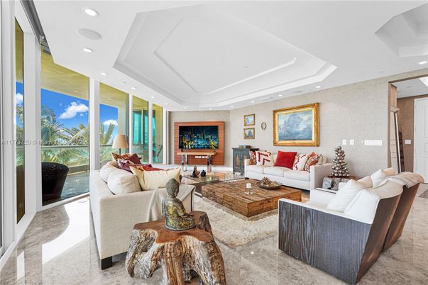 Interior, Living room, Recessed Lighting