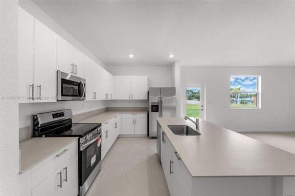 Interior, Kitchen, Recessed Lighting, Stainless Steel Appliances