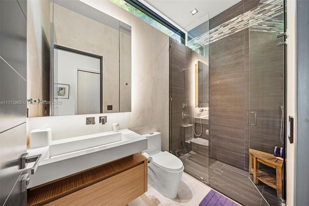 Bathroom, Glass Shower, Interior