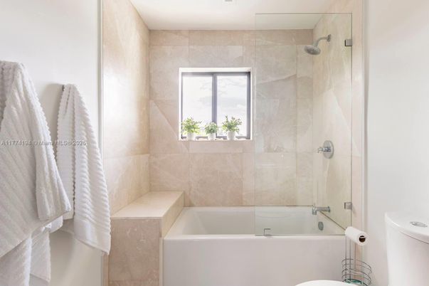 Bathroom, Glass Shower, Interior