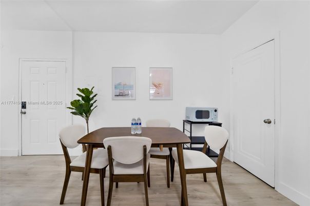 Dining room, Interior, Wood Texture Flooring