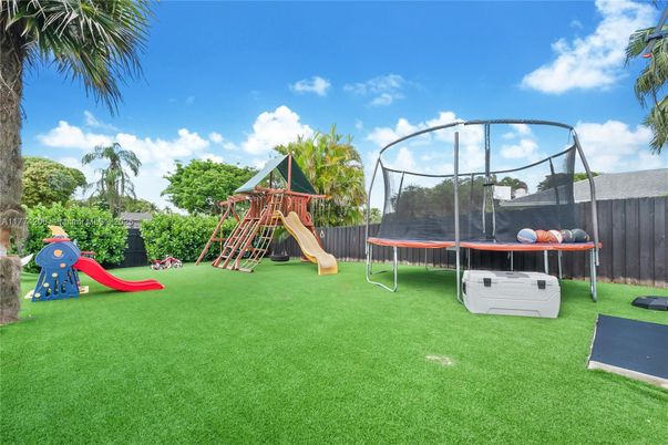 Backyard, Exterior, Hot Tub, Playground