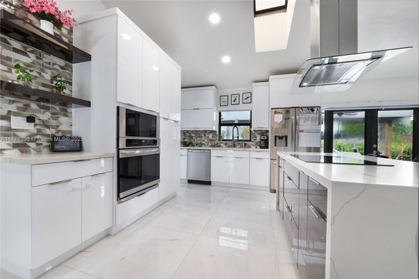 Interior, Kitchen, Recessed Lighting, Stainless Steel Appliances