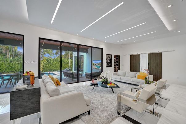 Interior, Living room, Marble, Recessed Lighting