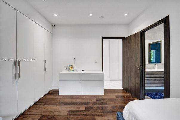 Bathroom, Bedroom, Interior, Recessed Lighting, Wood Texture Flooring