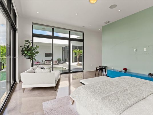 Bedroom, Interior, Recessed Lighting