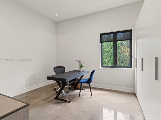 Home Office, Interior, Recessed Lighting
