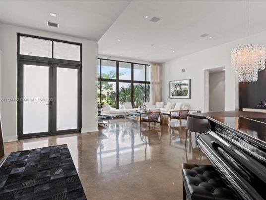 Chandelier, Interior, Living room, Piano, Recessed Lighting