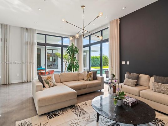 Interior, Living room, Pendant Lights, Recessed Lighting