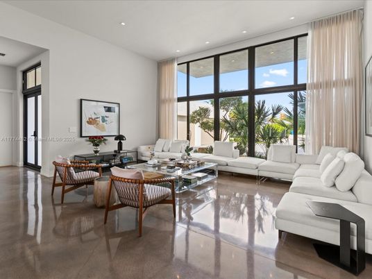 Interior, Living room, Recessed Lighting