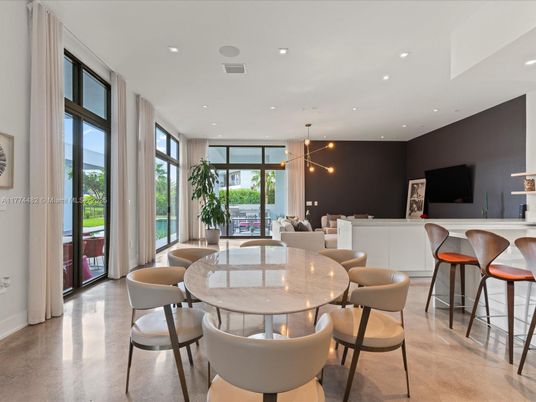 Dining room, Interior, Living room, Pendant Lights, Recessed Lighting