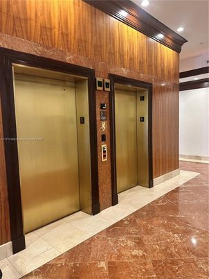 Elevator, Interior, Recessed Lighting