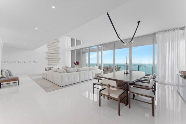 Dining room, Interior, Living room, Recessed Lighting, Water