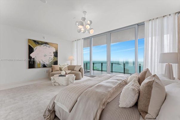 Bedroom, Interior, Pendant Lights, Water