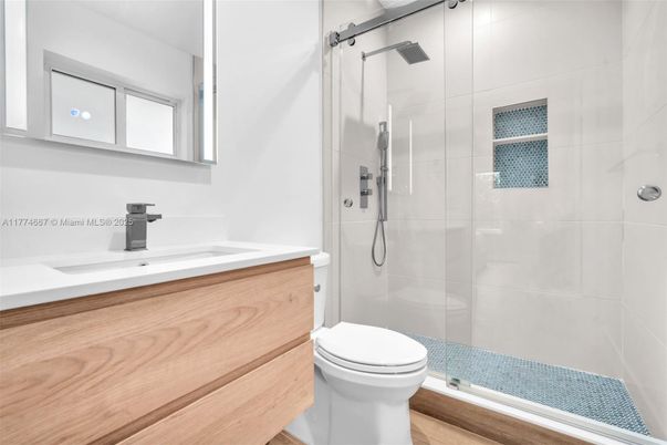 Bathroom, Glass Shower, Interior