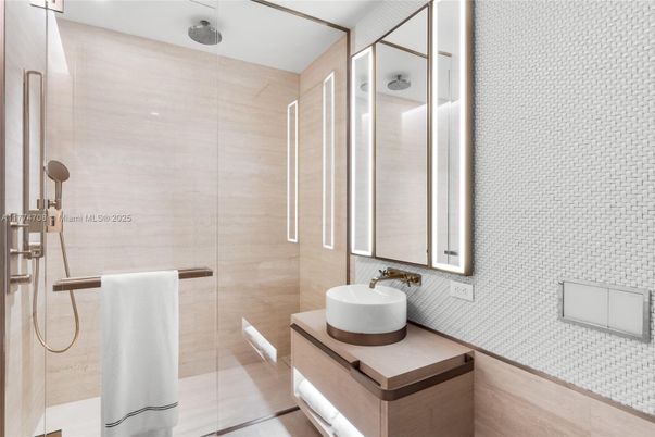 Bathroom, Glass Shower, Interior