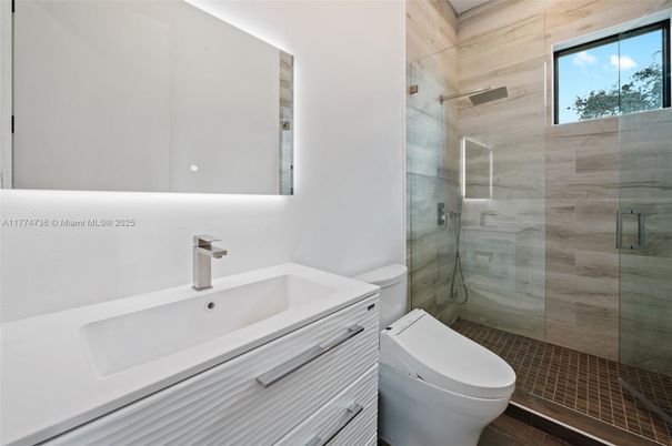 Bathroom, Glass Shower, Interior