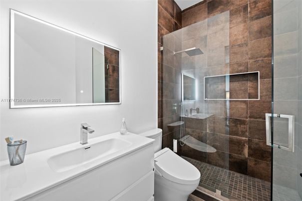 Bathroom, Glass Shower, Interior