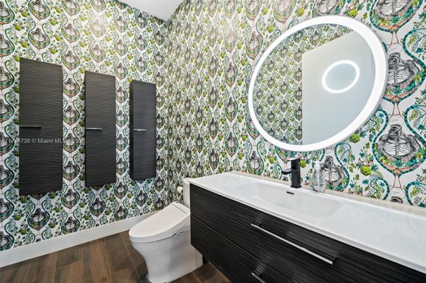Bathroom, Interior, Wood Texture Flooring