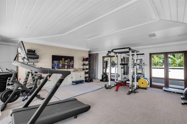 Fitness Equipment, Gym, Interior, Recessed Lighting