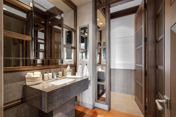 Bathroom, Interior, Wood Texture Flooring
