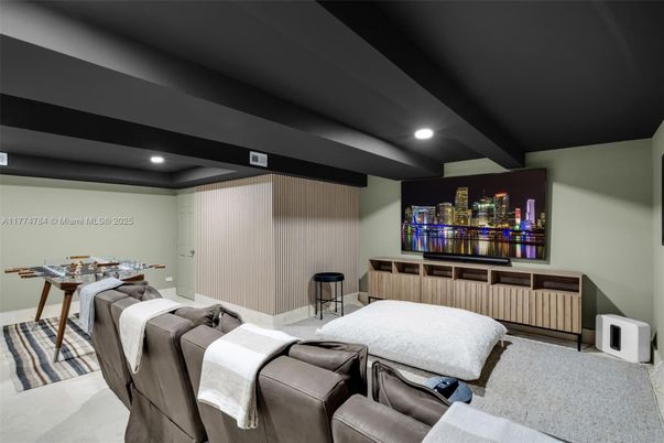 Interior, Recessed Lighting, Theatre Room