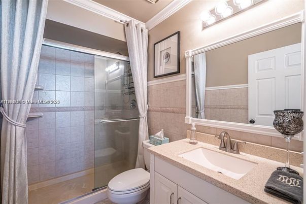 Bathroom, Glass Shower, Interior
