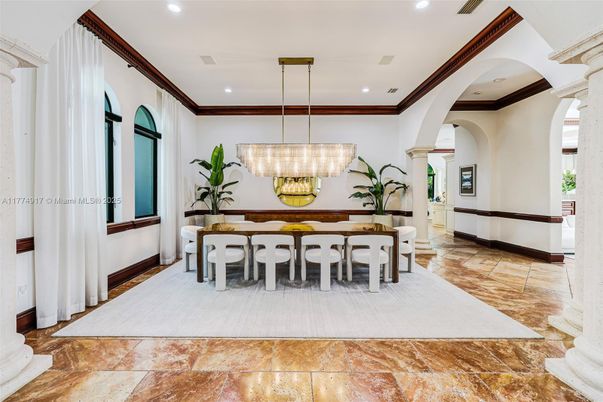 Chandelier, Dining room, Interior, Recessed Lighting