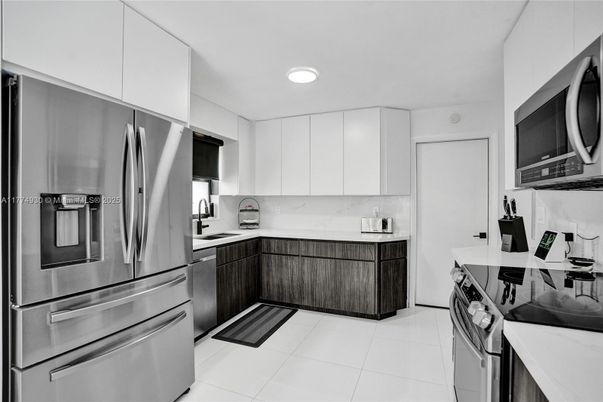Interior, Kitchen, Recessed Lighting, Stainless Steel Appliances