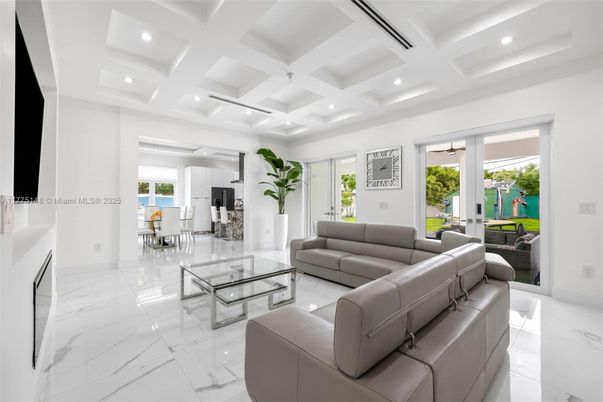 Interior, Living room, Marble, Recessed Lighting