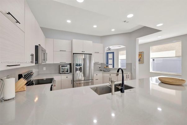 Interior, Kitchen, Recessed Lighting, Stainless Steel Appliances