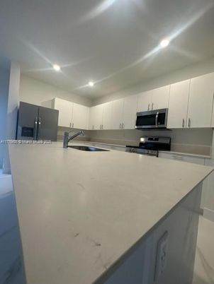 Interior, Kitchen, Recessed Lighting, Stainless Steel Appliances