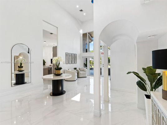 Interior, Marble, Recessed Lighting