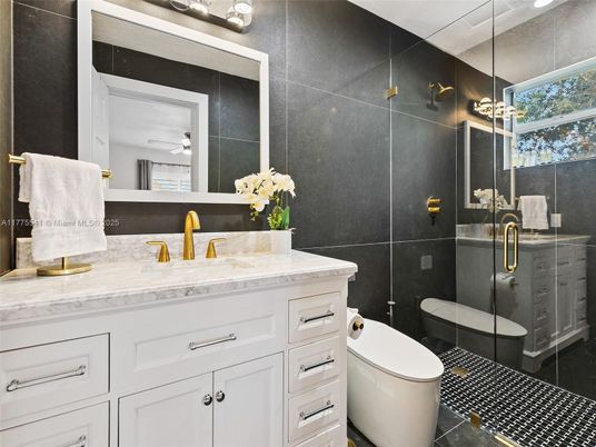 Bathroom, Glass Shower, Interior