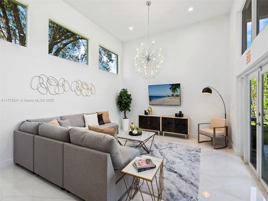 Chandelier, Interior, Living room, Marble, Recessed Lighting