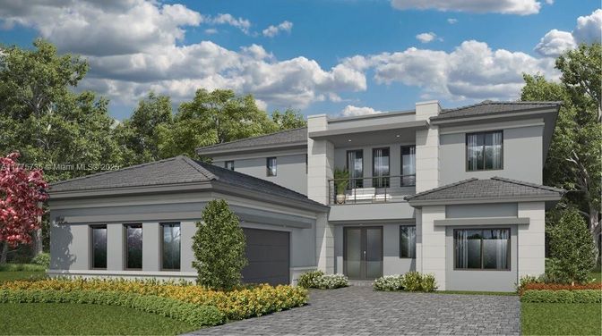 Attached, Exterior, Facade, Modern
