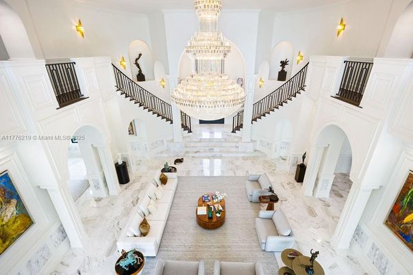 Chandelier, Interior, Living room, Marble