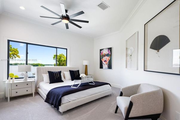 Bedroom, Interior, Recessed Lighting