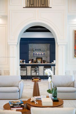 Interior, Living room, Stone Walls