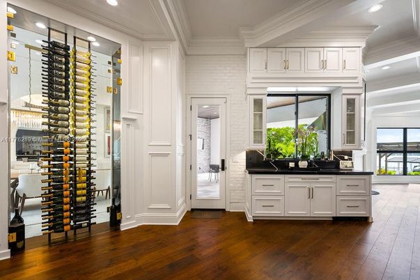 Interior, Recessed Lighting, Wine Storage, Wood Texture Flooring