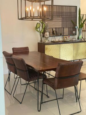 Dining room, Interior, Pendant Lights