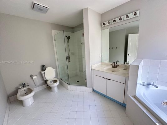 Bathroom, Dual Sink Vanities, Glass Shower, Interior