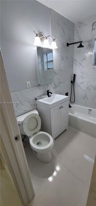 Bathroom, Interior, Marble Walls