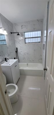Bathroom, Interior, Marble Walls