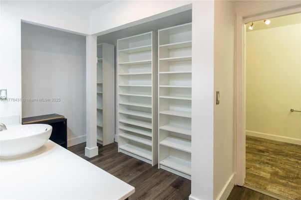 Interior, Walk-in Closets, Wood Texture Flooring