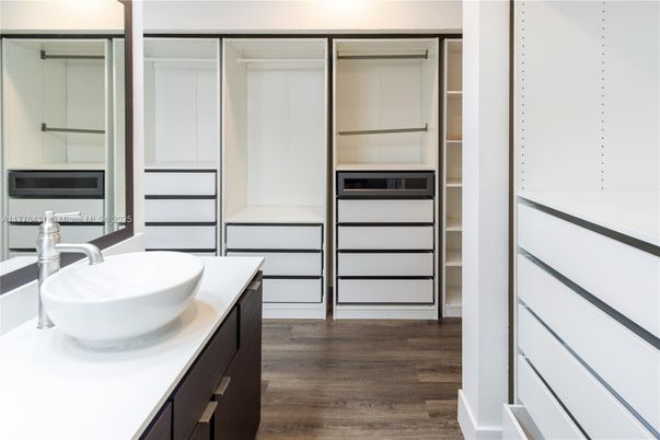 Interior, Walk-in Closets, Wood Texture Flooring