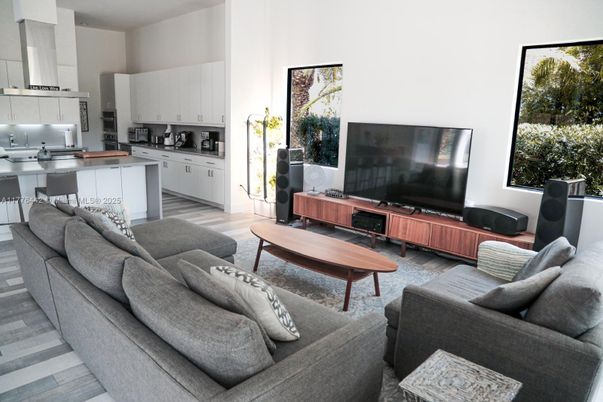 Interior, Kitchen, Living room, Wood Texture Flooring
