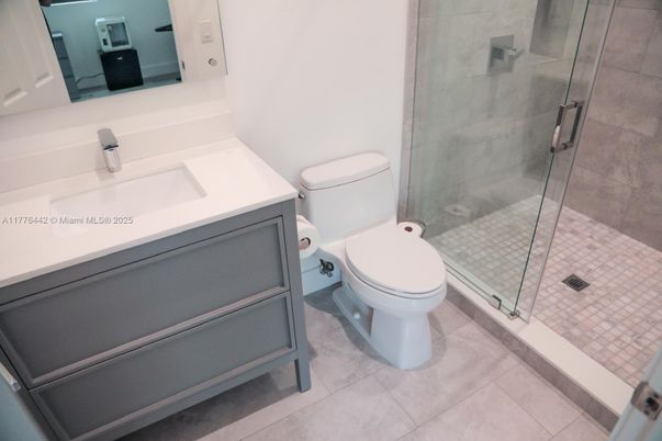 Bathroom, Glass Shower, Interior