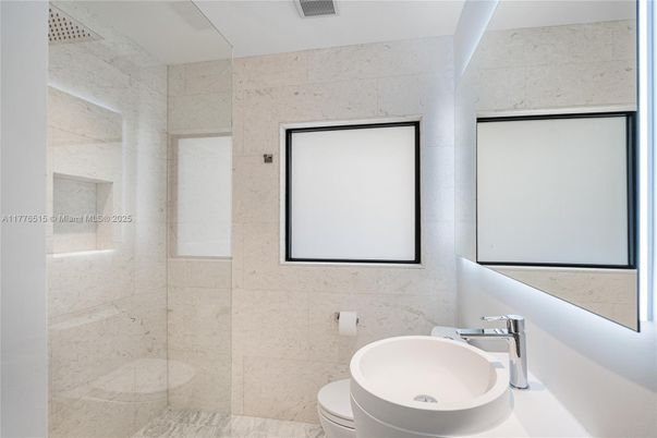 Bathroom, Glass Shower, Interior
