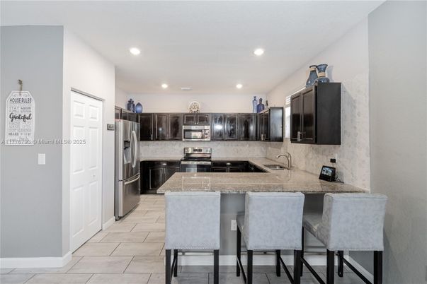 Interior, Kitchen, Recessed Lighting, Stainless Steel Appliances